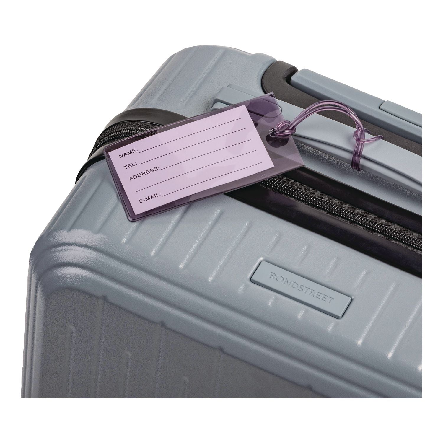 Bondstreet Luggage Tag, PVC, Purple