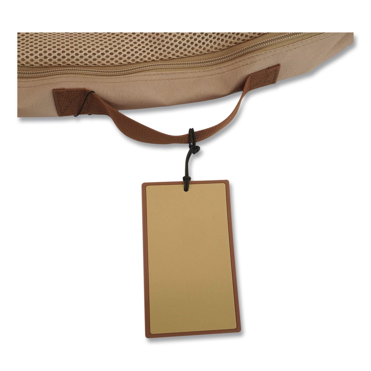 Four-Piece Packing Cube Set, Assorted Sizes, Light Brown