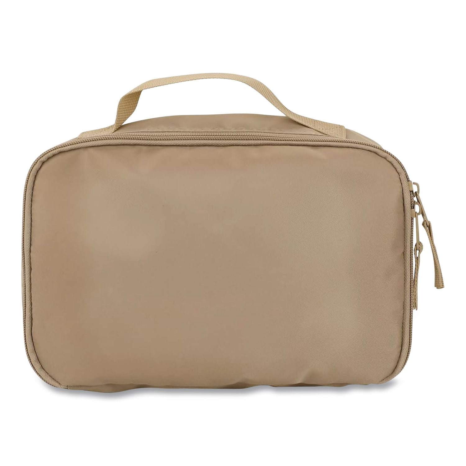 Four-Piece Packing Cube Set, Assorted Sizes, Light Brown