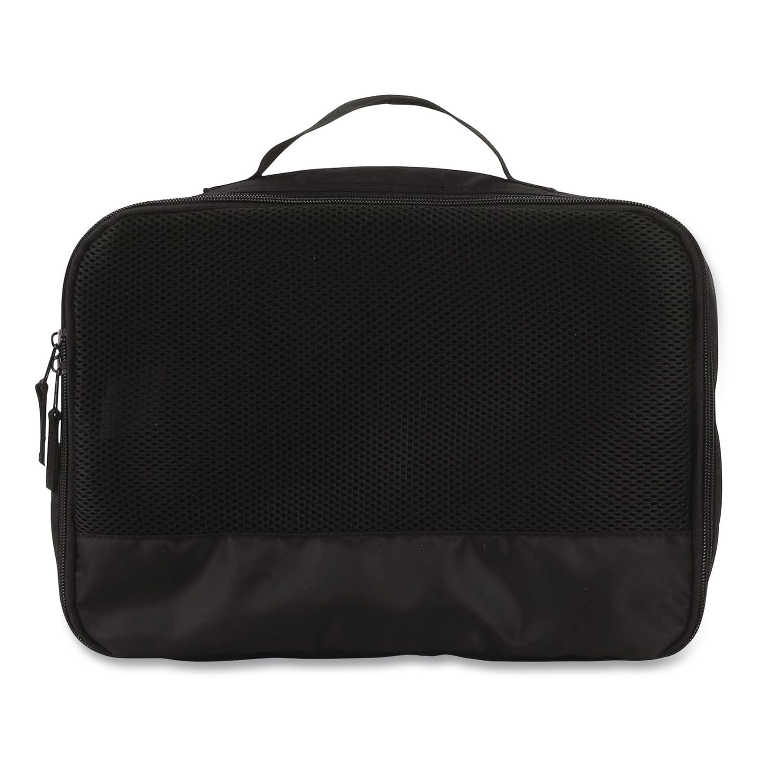 Four-Piece Packing Cube Set, Assorted Sizes, Black