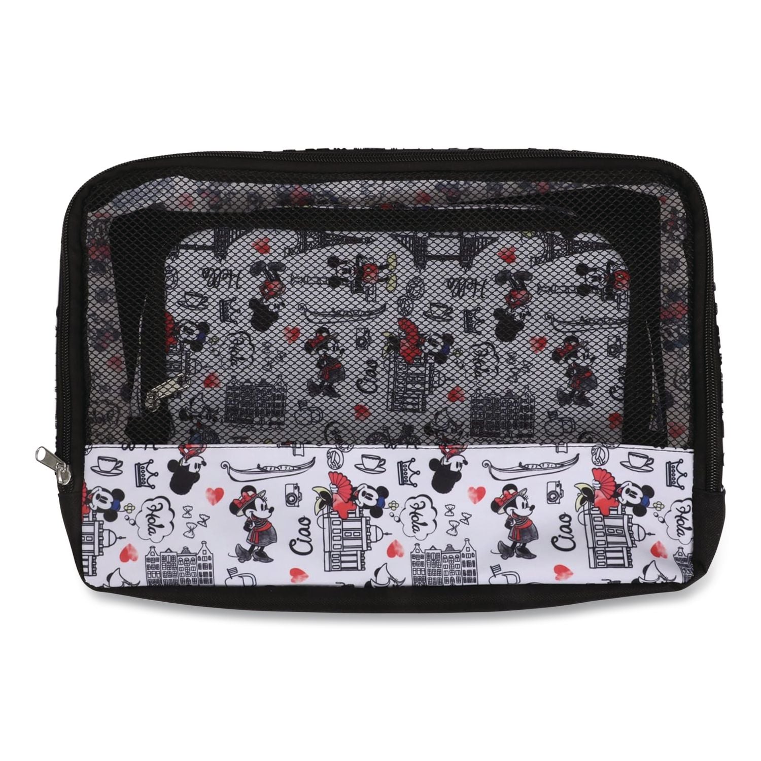 Minie And Mickey Mouse Four-Piece Packing Cube Set, Assorted Sizes