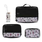Minie And Mickey Mouse Four-Piece Packing Cube Set, Assorted Sizes