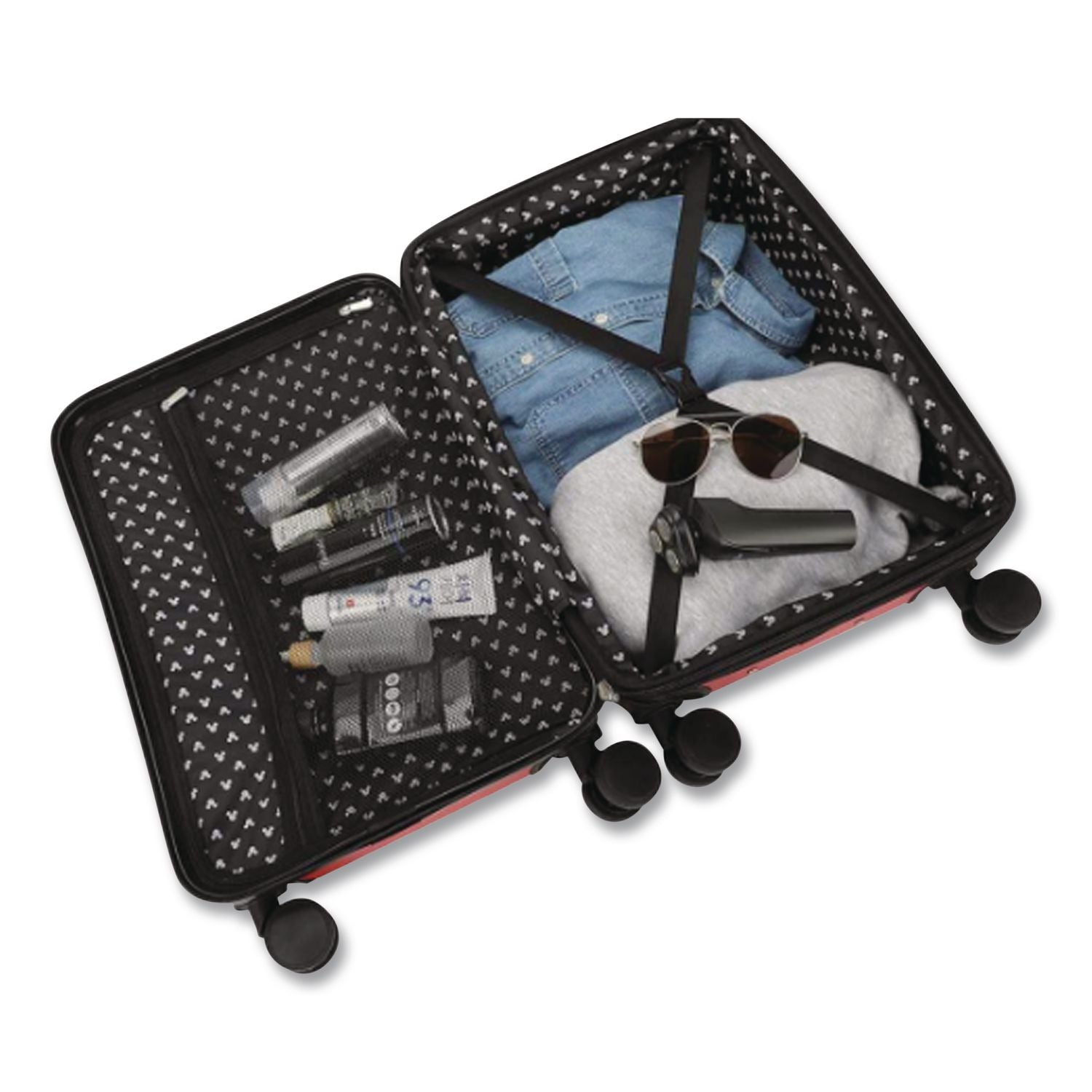 Mickey Mouse Hardside Carry-On Suitcase, 13.5 X 8.5 X 22