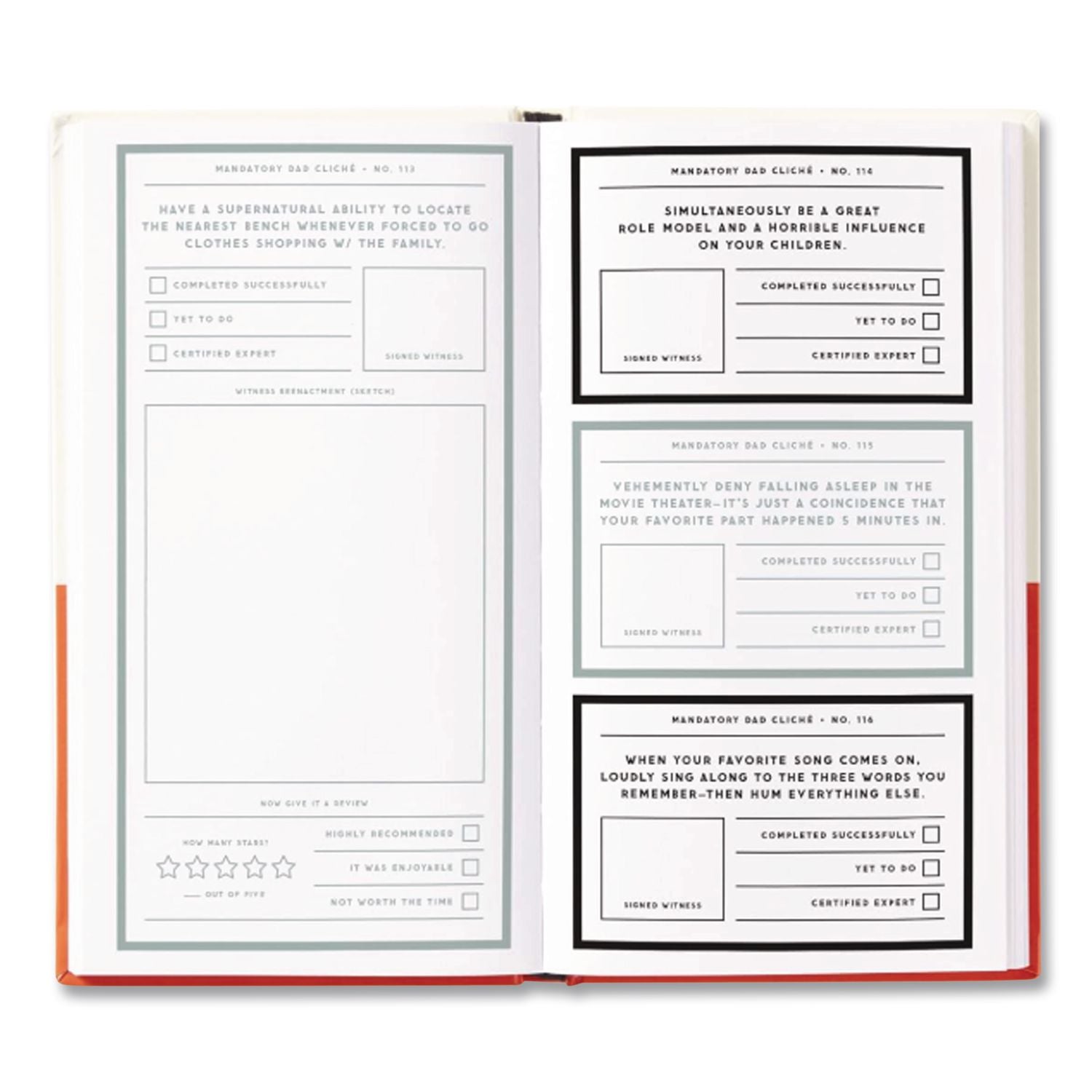 Guided Journal: A Trillion Cliches Every Dad Will Do, Vintage Artwork, Multicolor Cover, (200) 8.5 X 4.5 Sheets