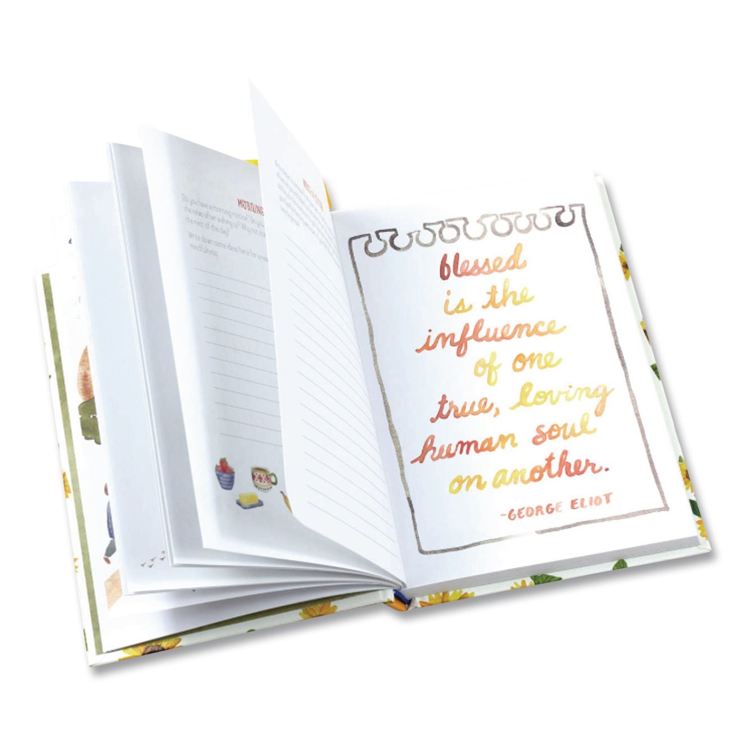 Guided Journal: A Life Of Gratitude By Lori Roberts, Yellow Cover, (224) 7.25 X 5.37 Sheets