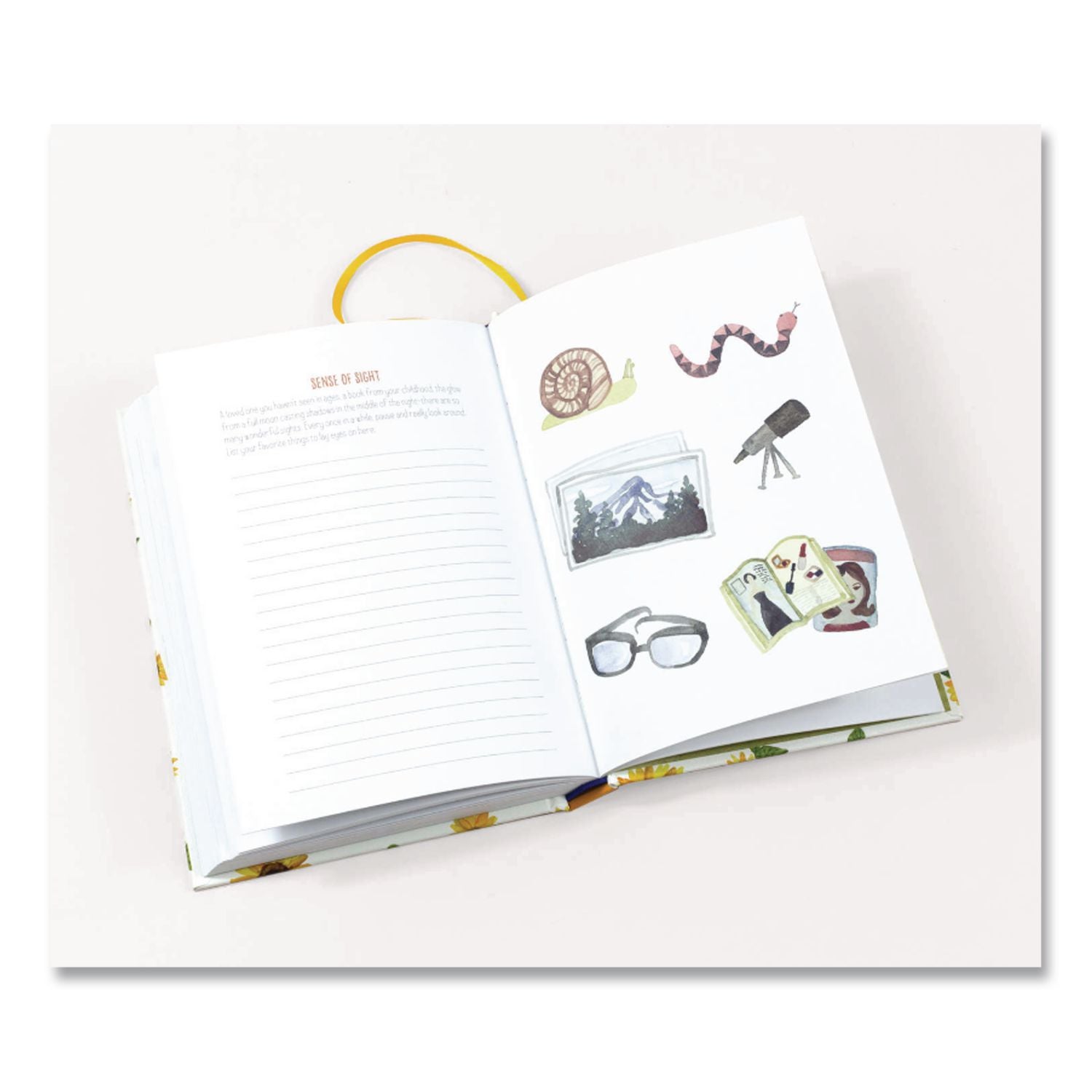 Guided Journal: A Life Of Gratitude By Lori Roberts, Yellow Cover, (224) 7.25 X 5.37 Sheets