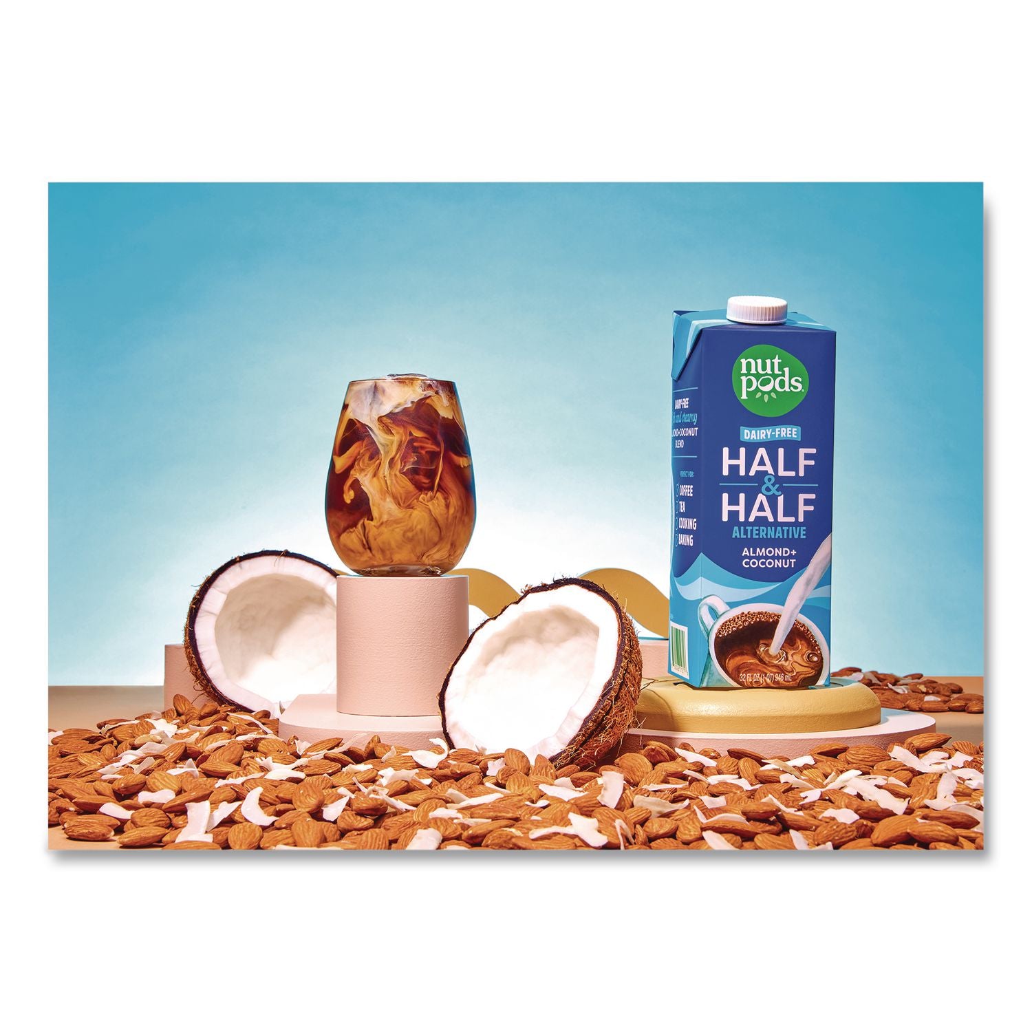 Half And Half Dairy-Free Liquid Creamer, 32 Oz Carton