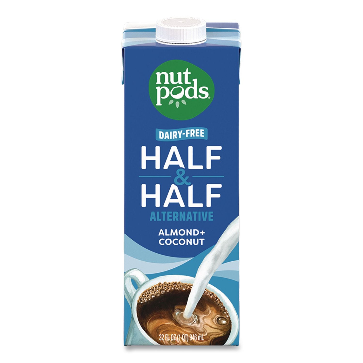 Half And Half Dairy-Free Liquid Creamer, 32 Oz Carton