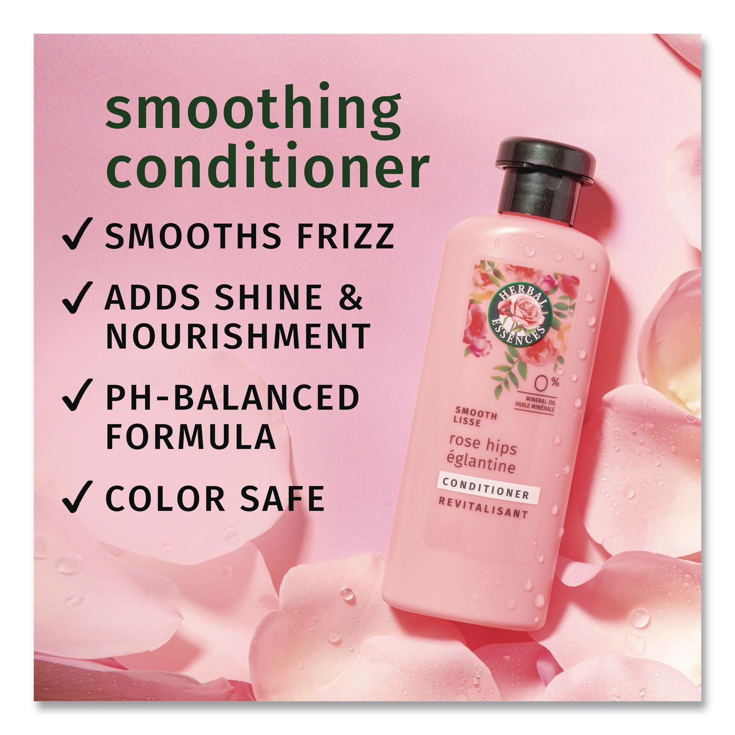 Smooth Conditioner, Rose Hips, 3.38 Oz, 24/Carton