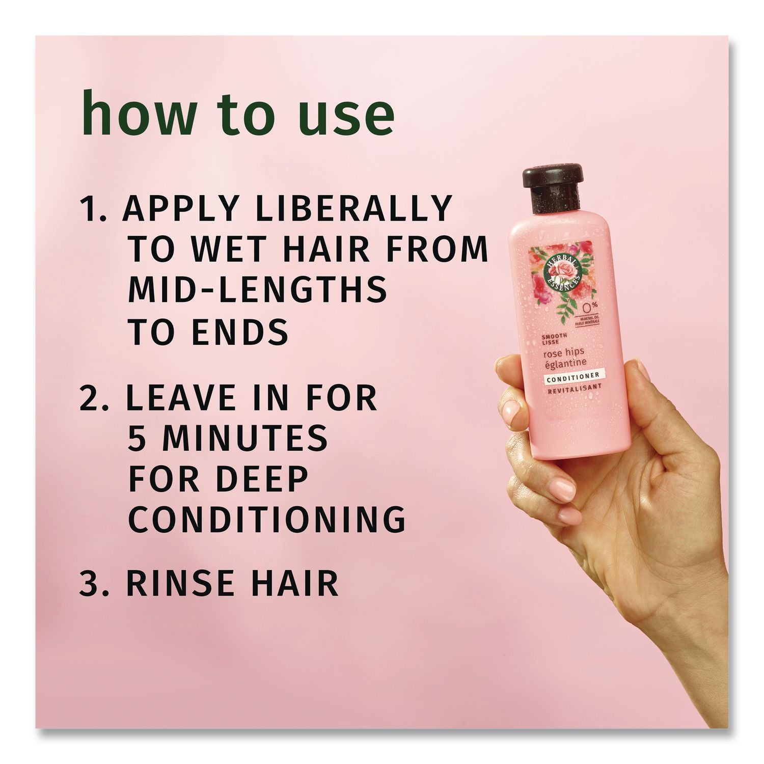 Smooth Conditioner, Rose Hips, 3.38 Oz, 24/Carton