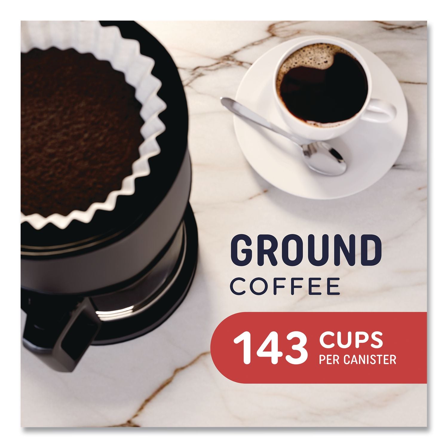 Ground Coffee, Medium Roast, 40.3 Oz Canister