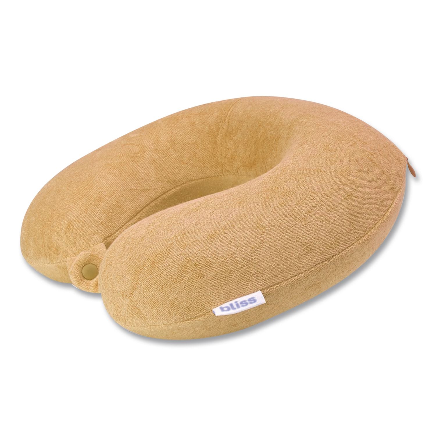 Terry Cloth Neck Pillow, Orange