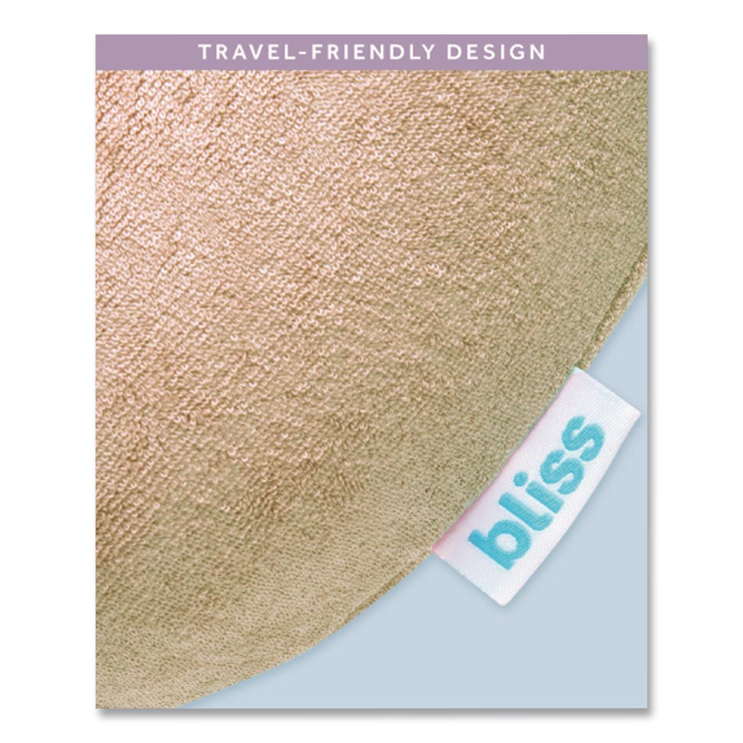 Terry Cloth Neck Pillow, Orange