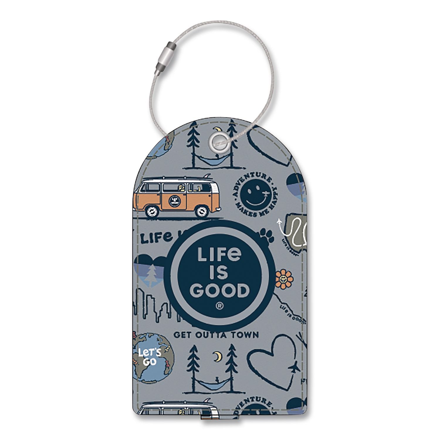Luggage Tag, Vegan Leather, Multicolor, 2/Pack