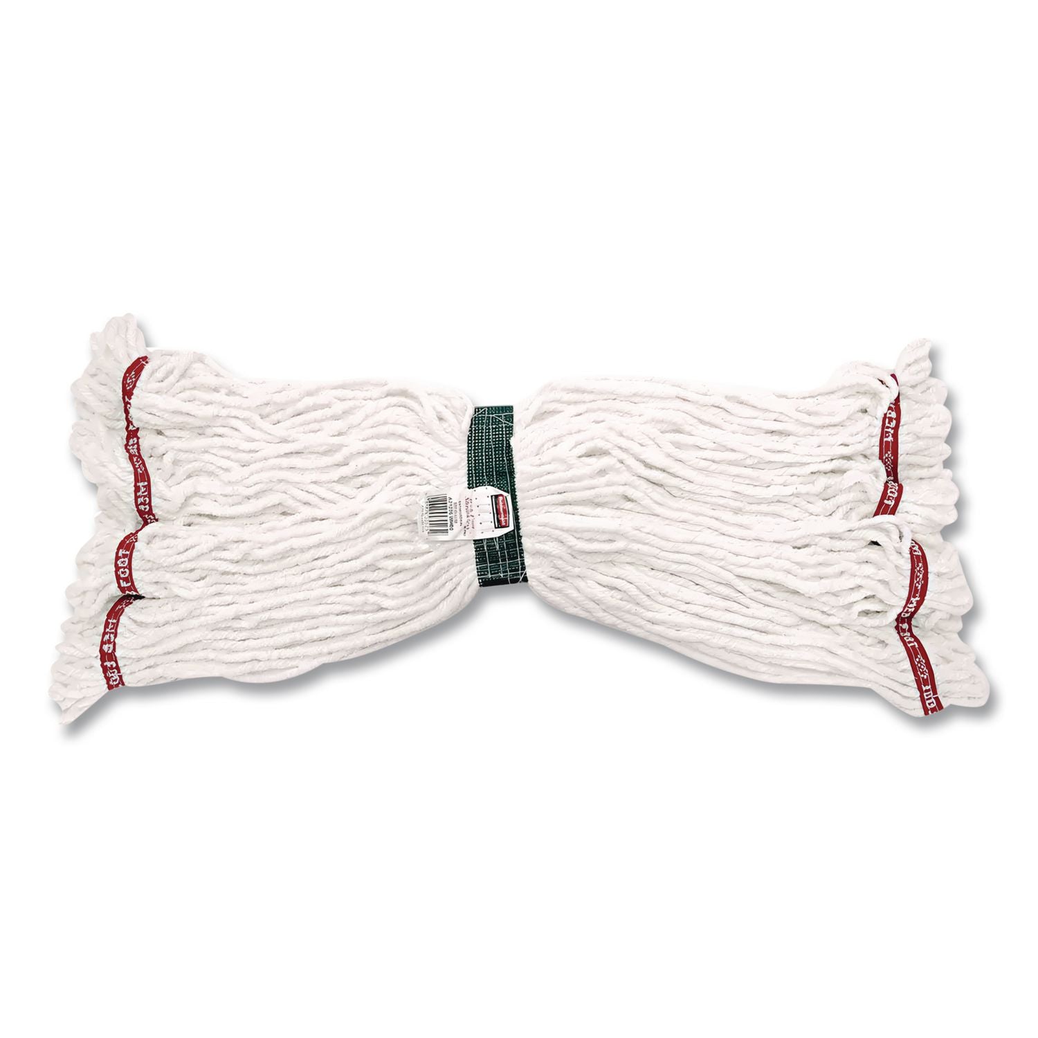 Super Stitch Cotton Looped End Wet Mop, 20 Oz, White, 1" Headband, 6/Carton