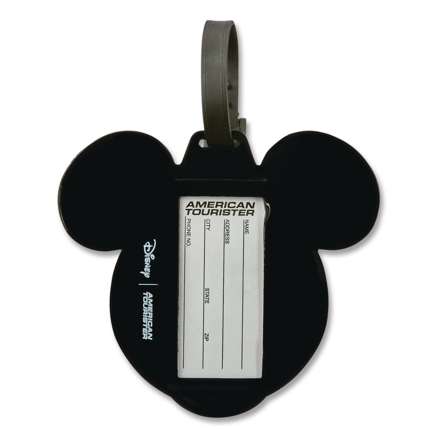 Disney Character Luggage Tag, Mickey Mouse, Rubber, Multicolor