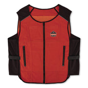 Chill-Its 6255 Lightweight Phase Change Cooling Vest, Cotton/Polyester, 2X-Large/3X-Large, Orange
