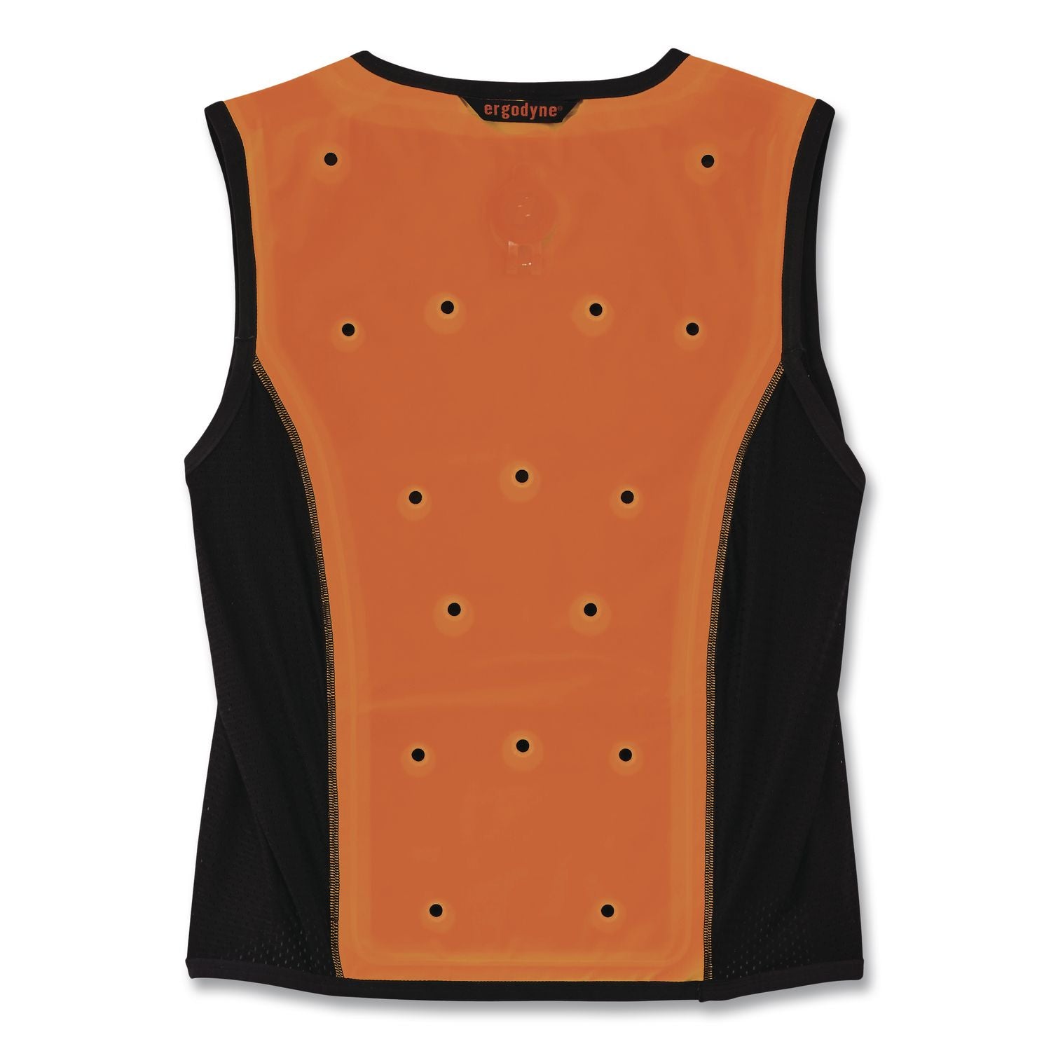 Chill-Its 6685 Premium Dry Evaporative Cooling Vest With Zipper, Polyester/Polyurethane, X-Large, Orange