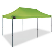 SHAX 6004 Heavy-Duty Pop-Up Tent, 10 Ft X 20 Ft X 10 Ft, Polyester/Steel, Lime