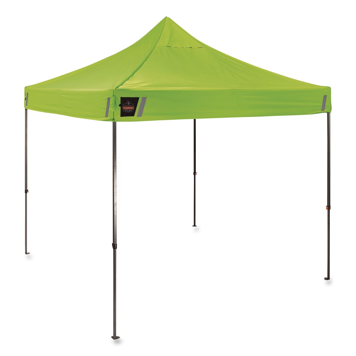 SHAX 6002 Heavy-Duty Pop-Up Tent, 10 Ft X 10 Ft, Polyester/Steel, Lime