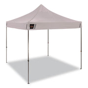 SHAX 6002 Heavy-Duty Pop-Up Tent, 10 Ft X 10 Ft, Polyester/Steel, White