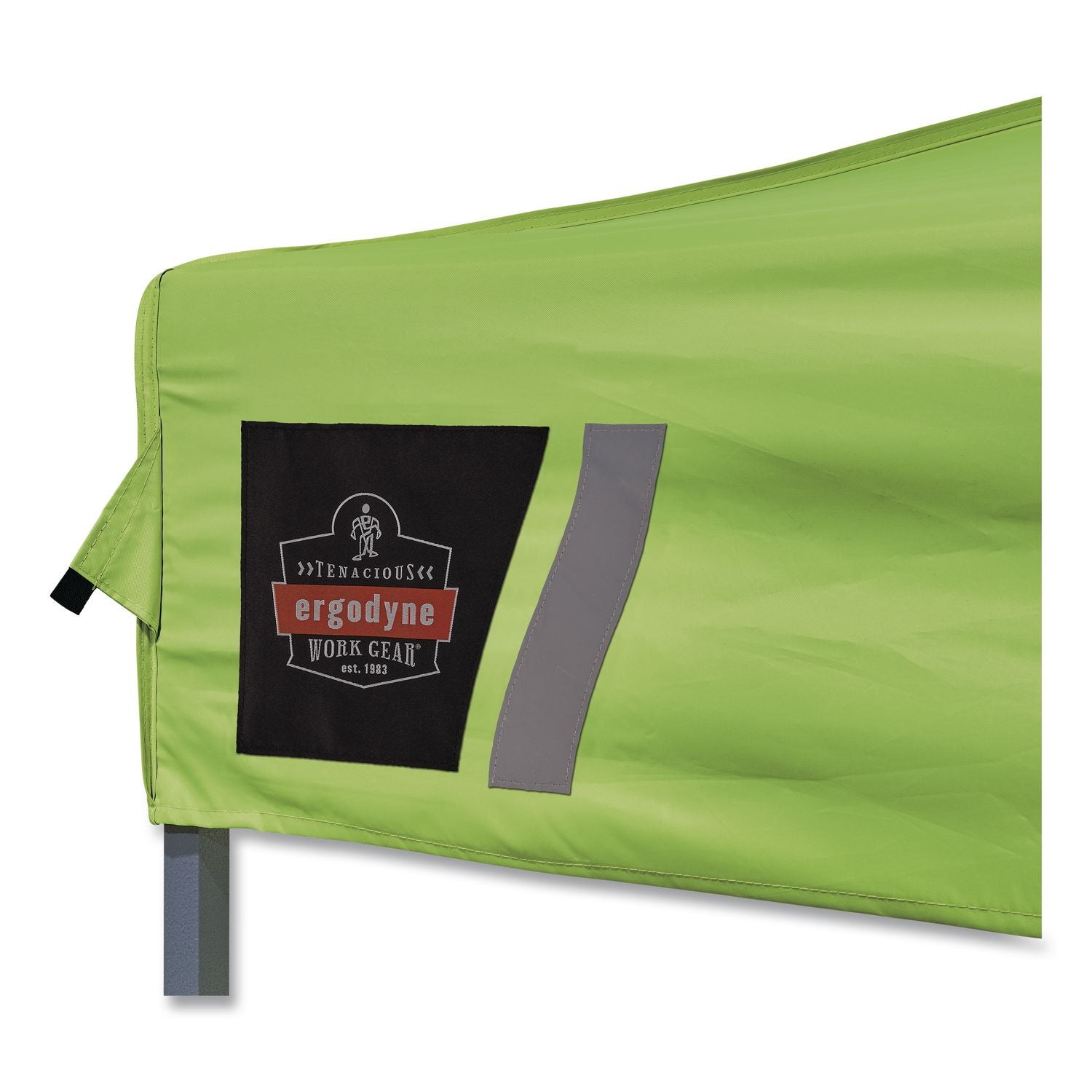 SHAX 6004 Heavy-Duty Pop-Up Tent, 10 Ft X 20 Ft X 10 Ft, Polyester/Steel, Lime