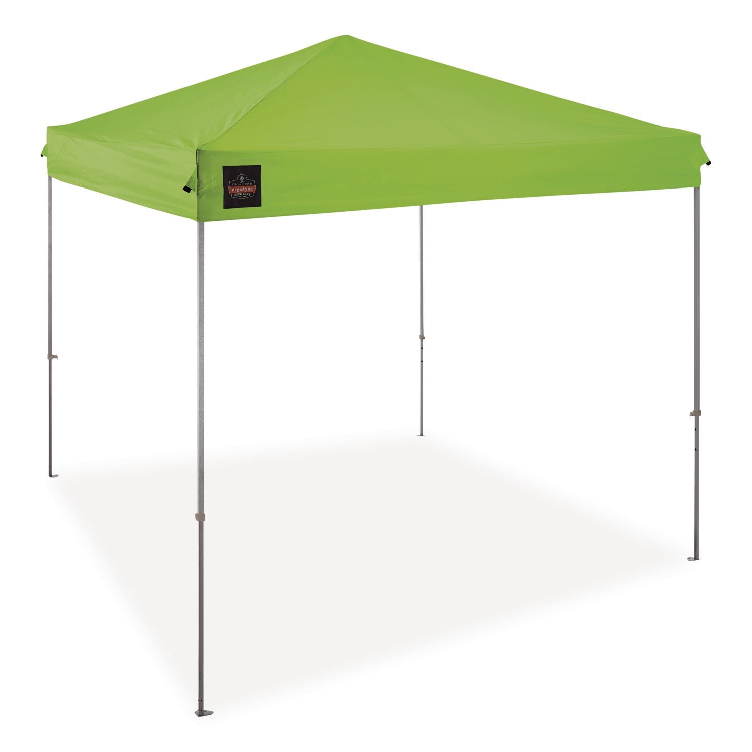 SHAX 6001 Lightweight Pop-Up Tent, 10 Ft X 10 Ft, Polyester/Steel, Lime