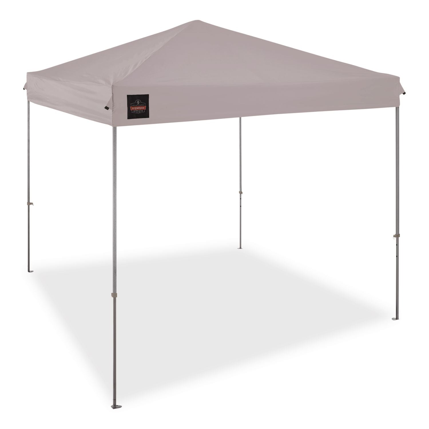 SHAX 6001 Lightweight Pop-Up Tent, 10 Ft X 10 Ft, Polyester/Steel, White