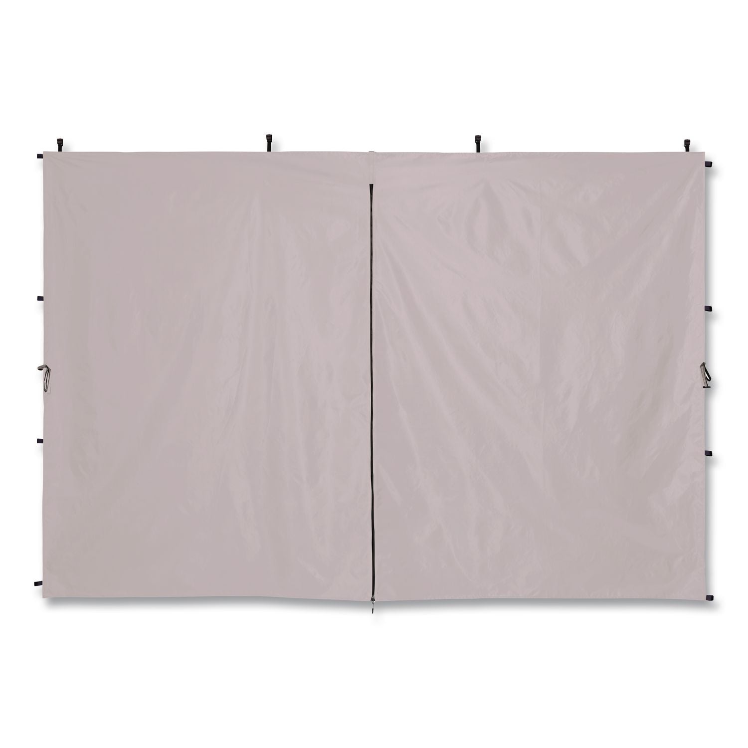 SHAX 6196 Pop-Up Tent Sidewall With Zippered Door, 10 Ft X10 Ft, Polyester, White