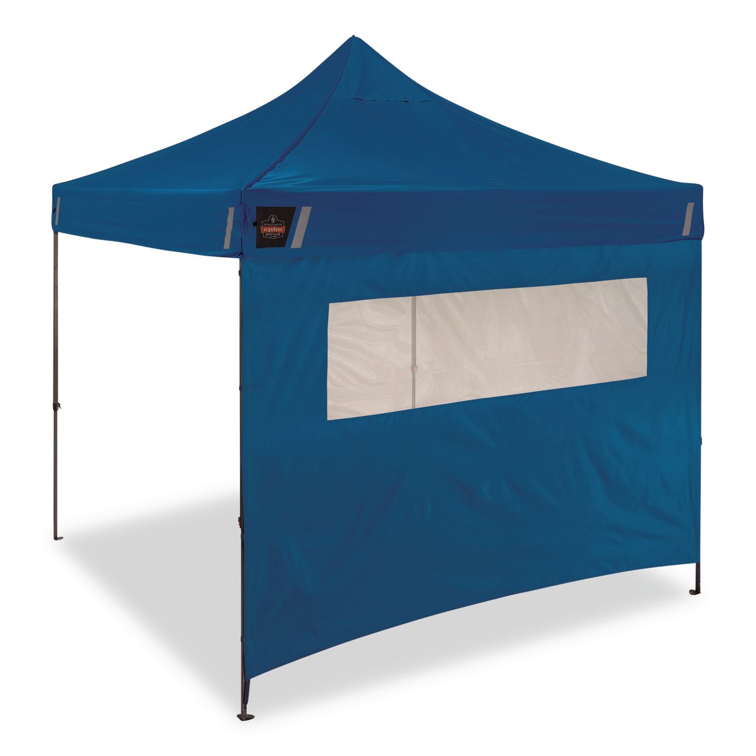 SHAX 6195 Pop-Up Tent Sidewall With Mesh Window, 10 Ft X 10 Ft, Polyester, Blue