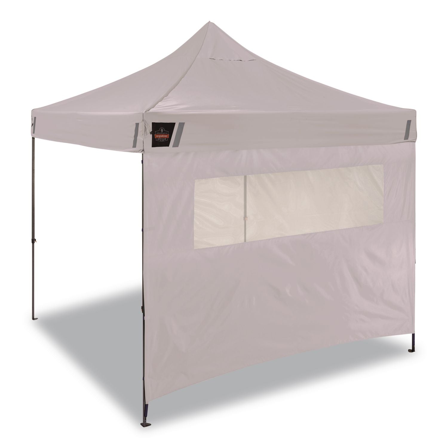 SHAX 6195 Pop-Up Tent Sidewall With Mesh Window, 10 Ft X 10 Ft, Polyester, White