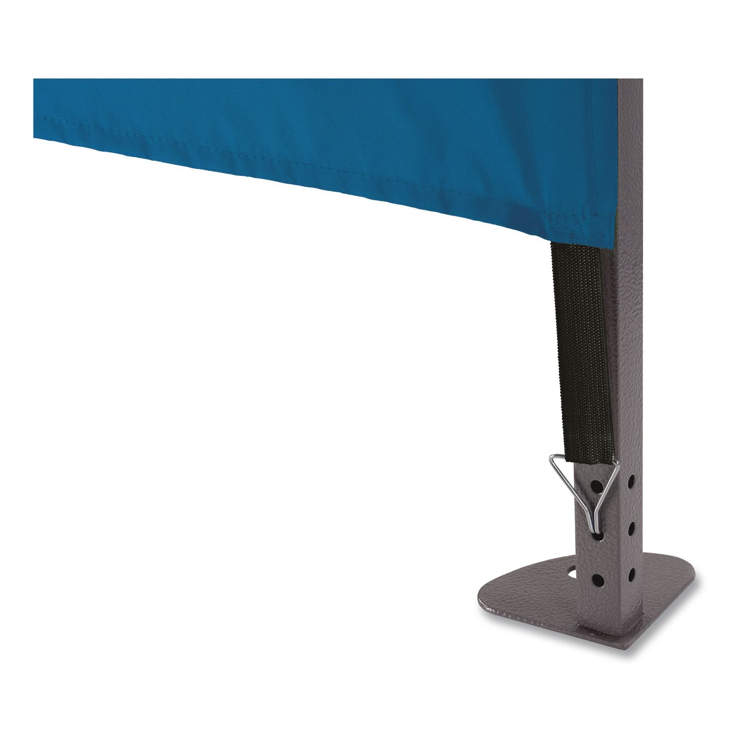 SHAX 6196 Pop-Up Tent Sidewall With Zippered Door, 10 Ft X10 Ft, Polyester, Blue