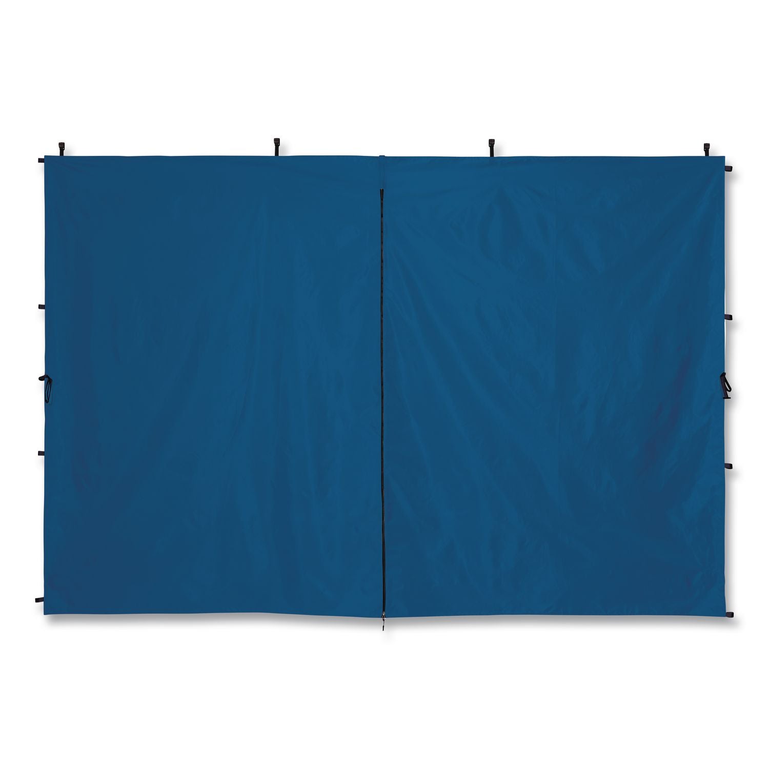 SHAX 6196 Pop-Up Tent Sidewall With Zippered Door, 10 Ft X10 Ft, Polyester, Blue