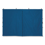 SHAX 6196 Pop-Up Tent Sidewall With Zippered Door, 10 Ft X10 Ft, Polyester, Blue