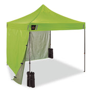 SHAX 6055 Heavy-Duty Pop-Up Tent Kit - Solid Sidewalls, Single Skin, 10 Ft X 10 Ft, Polyester/Steel, Lime