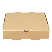Corrugated Pizza Box, 10 X 10 X 2, Kraft, Cardboard, 50/Carton