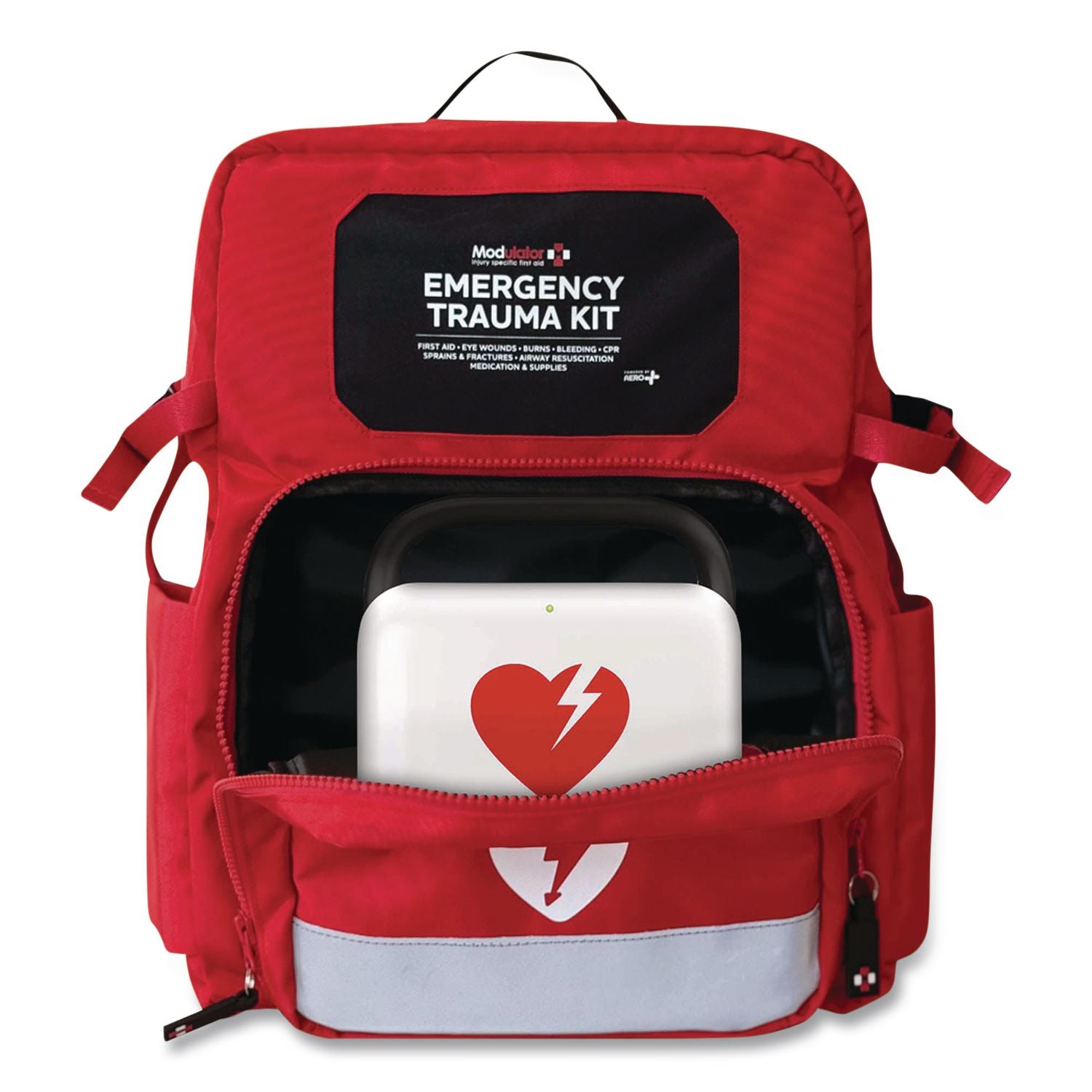 Trauma Backpack, Without AED, Pro, 6 Pieces, Fabric Case