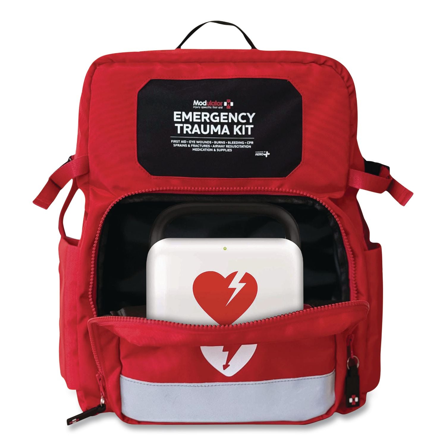 Trauma Backpack, Without AED, Pro And Airway, 7 Pieces, Fabric Case