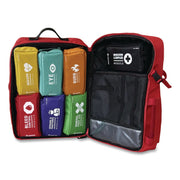 Trauma Backpack, Without AED, Standard, 6 Pieces, Fabric Case