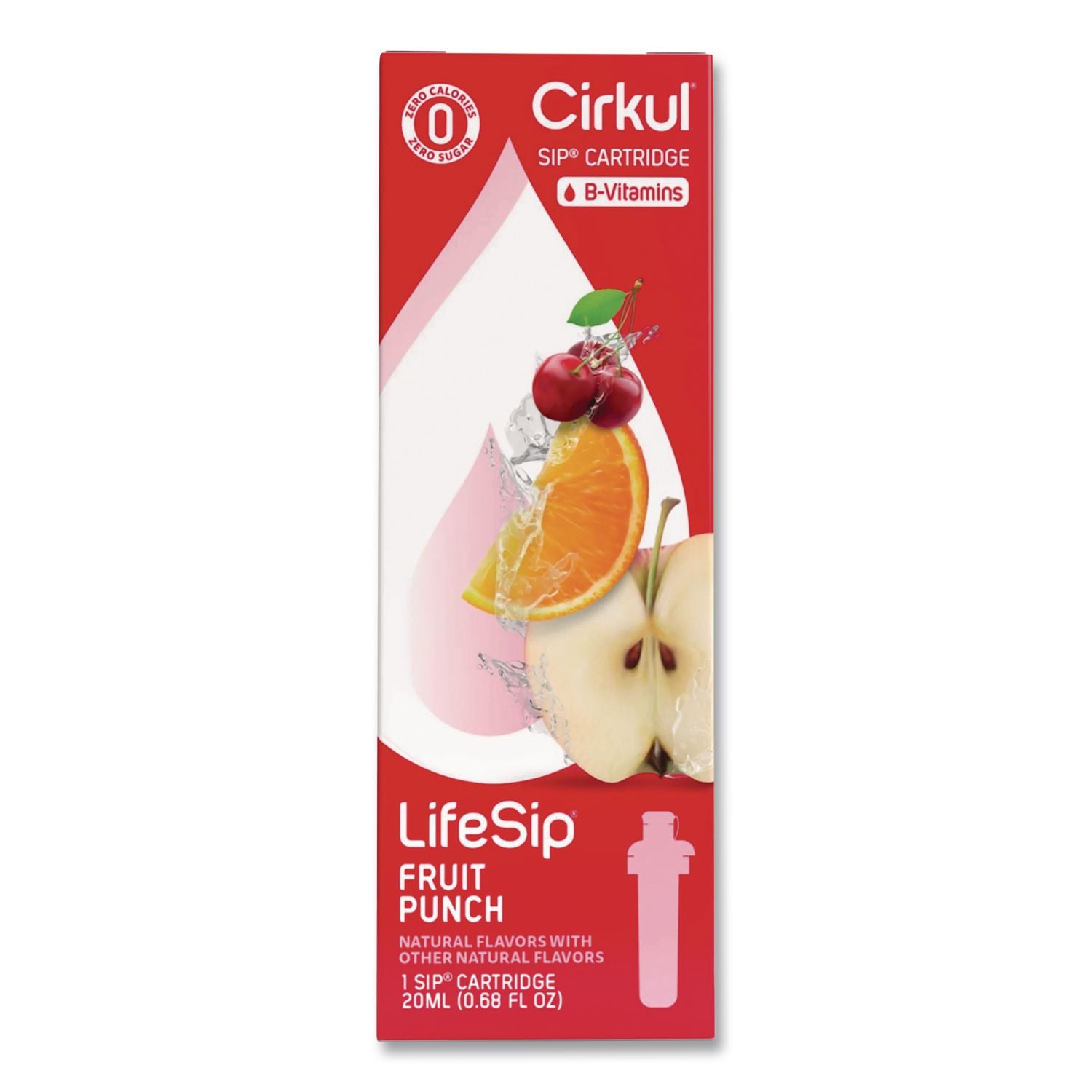 Lifesip Flavor Cartridge, Sugar-Free Fruit Punch