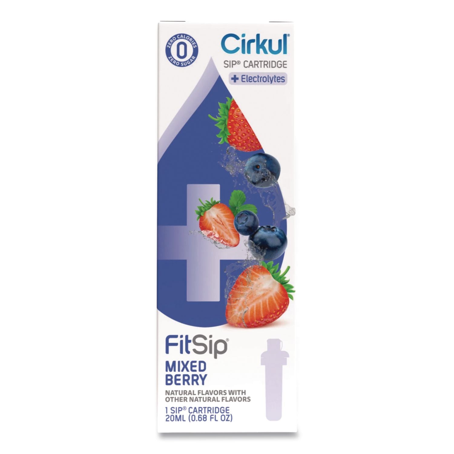 Fitsip Flavor Cartridge, Sugar-Free Mixed Berry