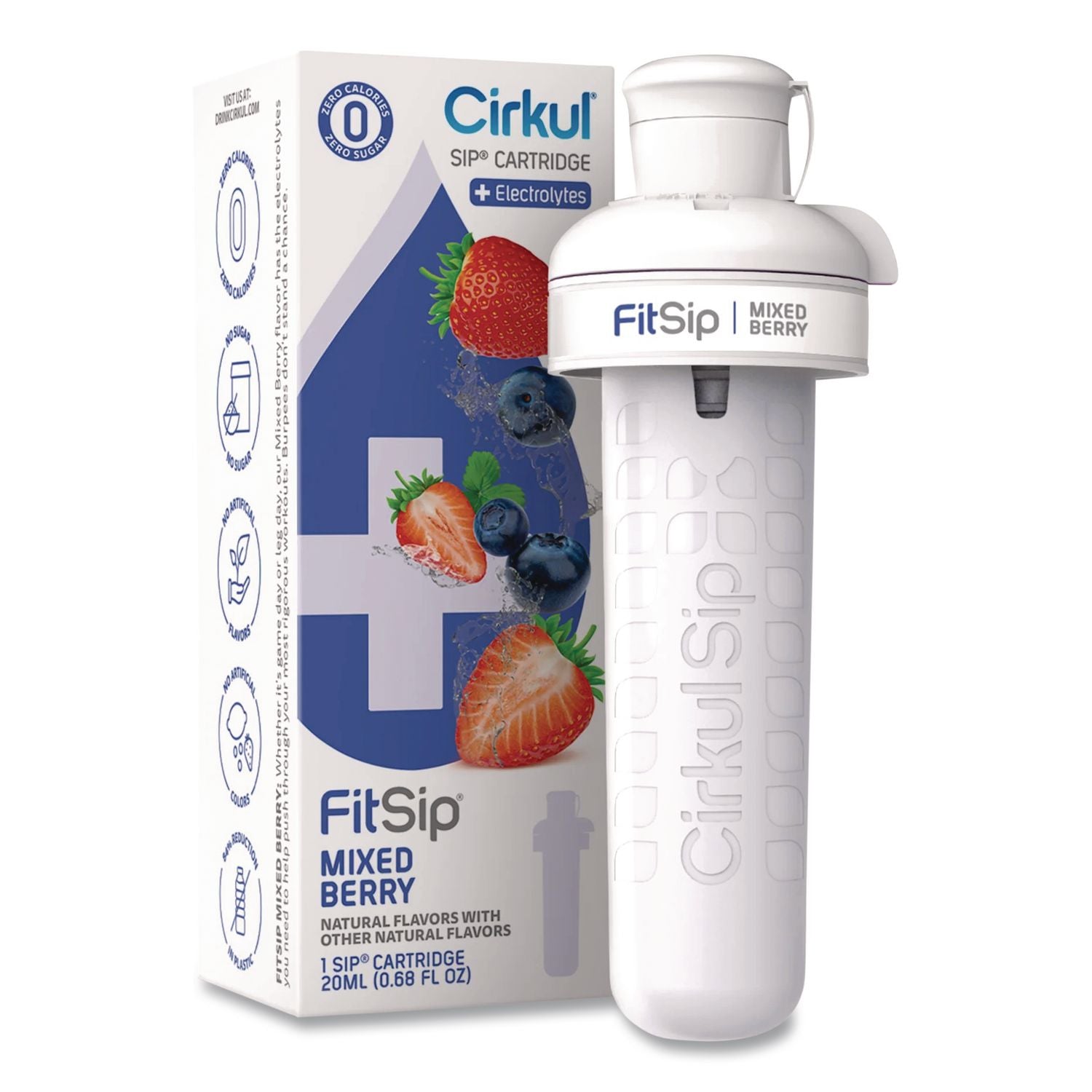 Fitsip Flavor Cartridge, Sugar-Free Mixed Berry