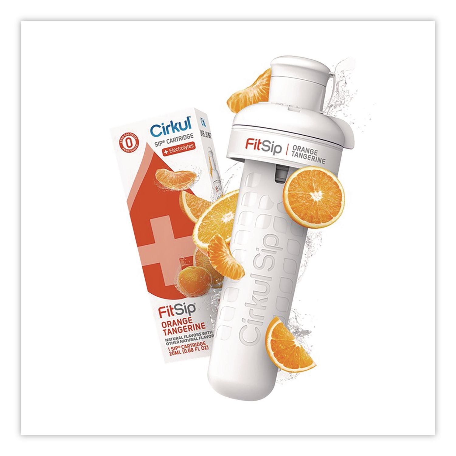Fitsip Flavor Cartridge, Sugar-Free Orange Tangerine