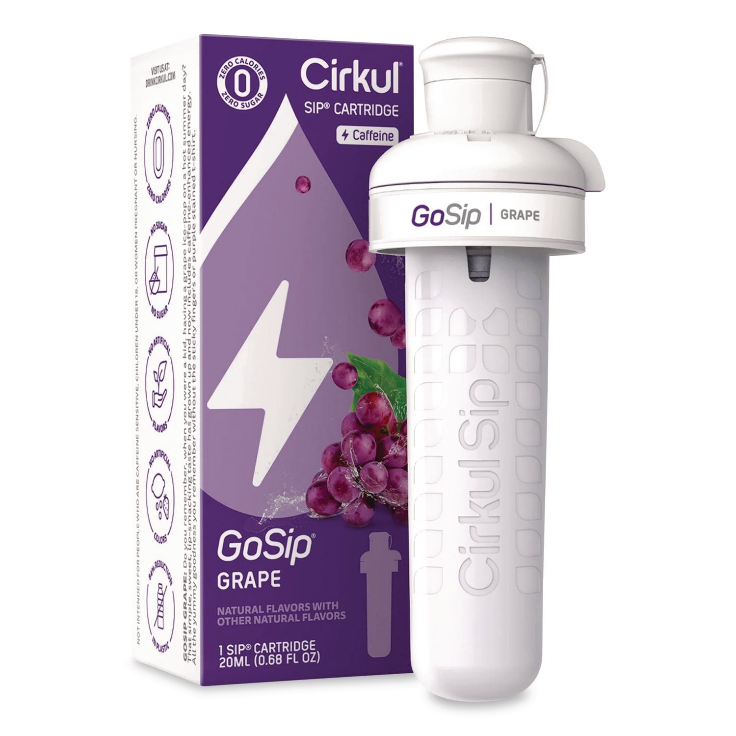 Gosip Flavor Cartridge, Sugar-Free Grape