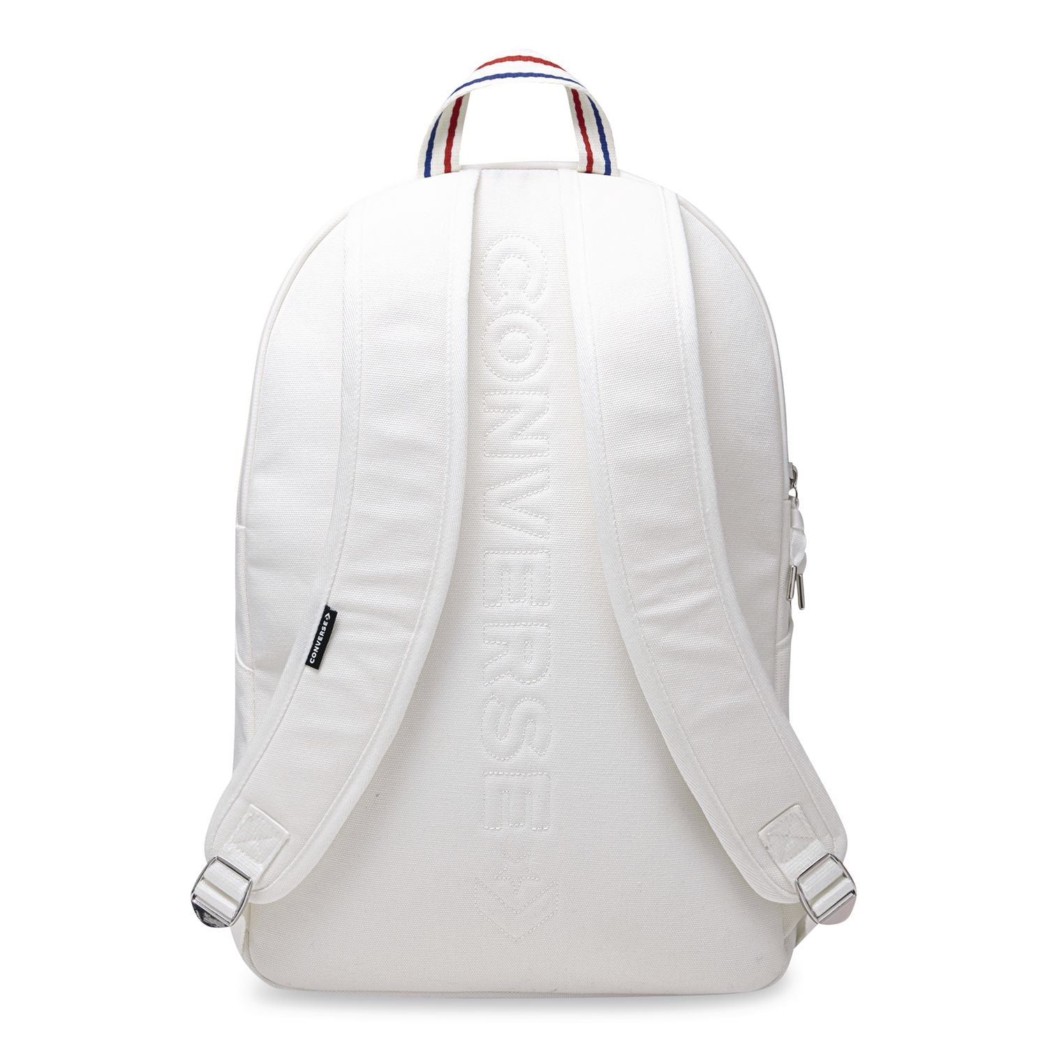 Chuck Canvas Backpack, Fits Devices Up To 16.9", 12 X 5.5 X 18, White