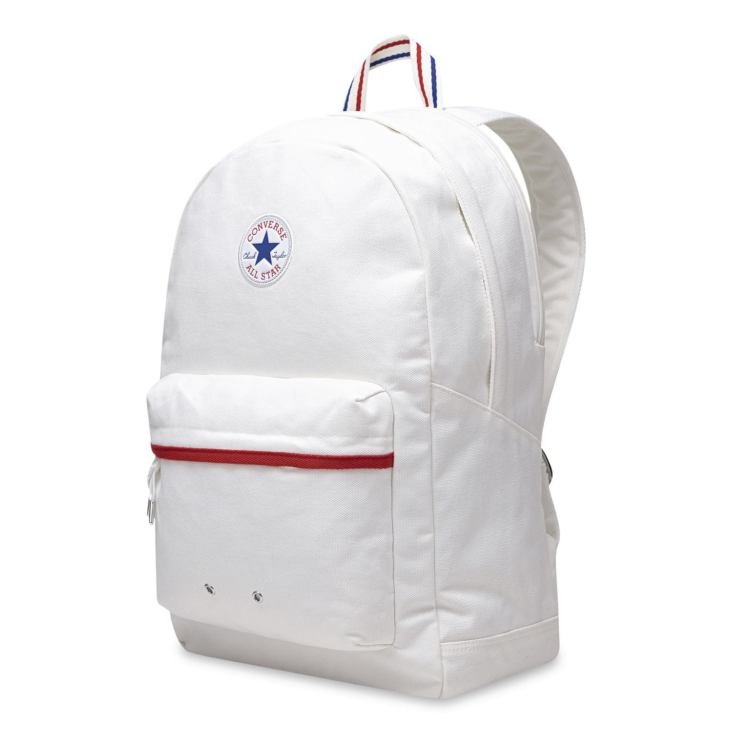 Chuck Canvas Backpack, Fits Devices Up To 16.9", 12 X 5.5 X 18, White