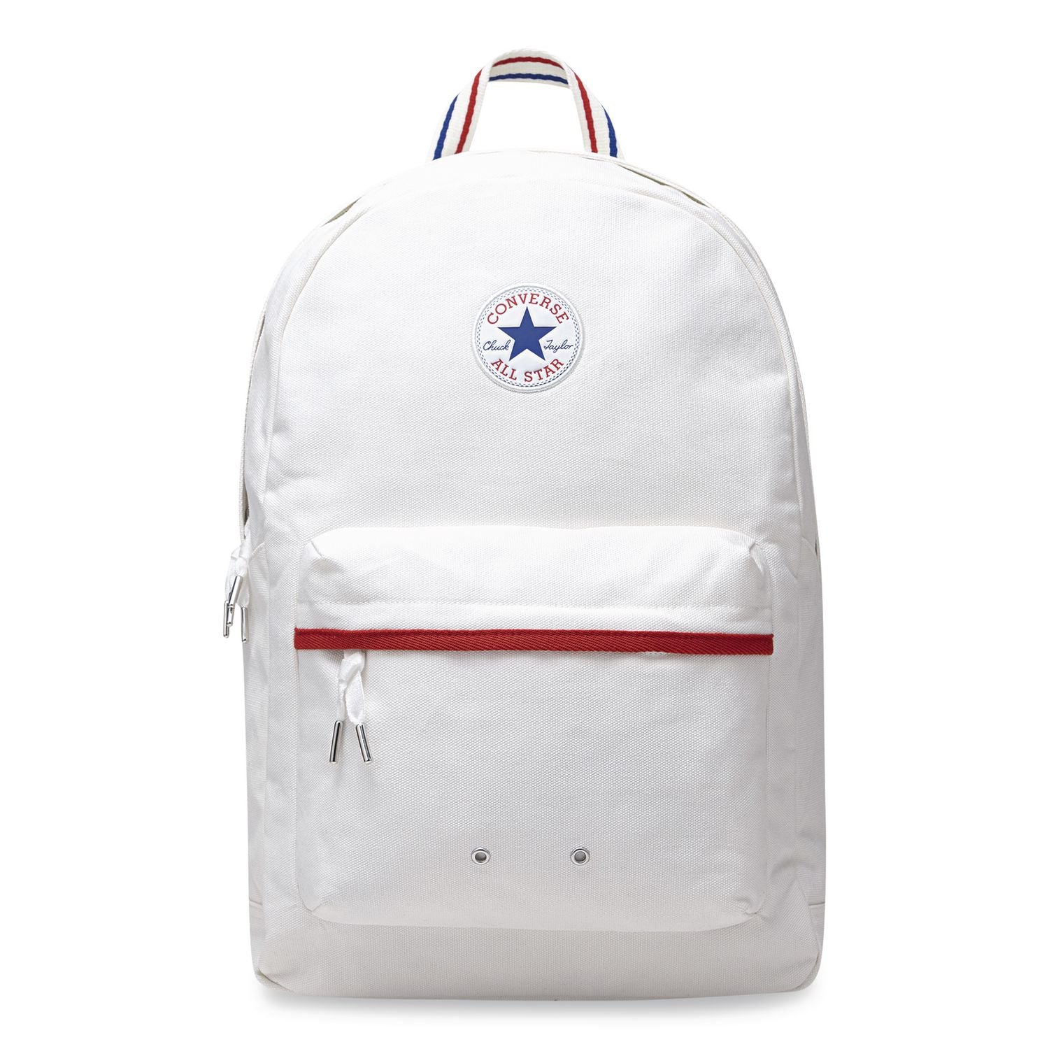 Chuck Canvas Backpack, Fits Devices Up To 16.9", 12 X 5.5 X 18, White