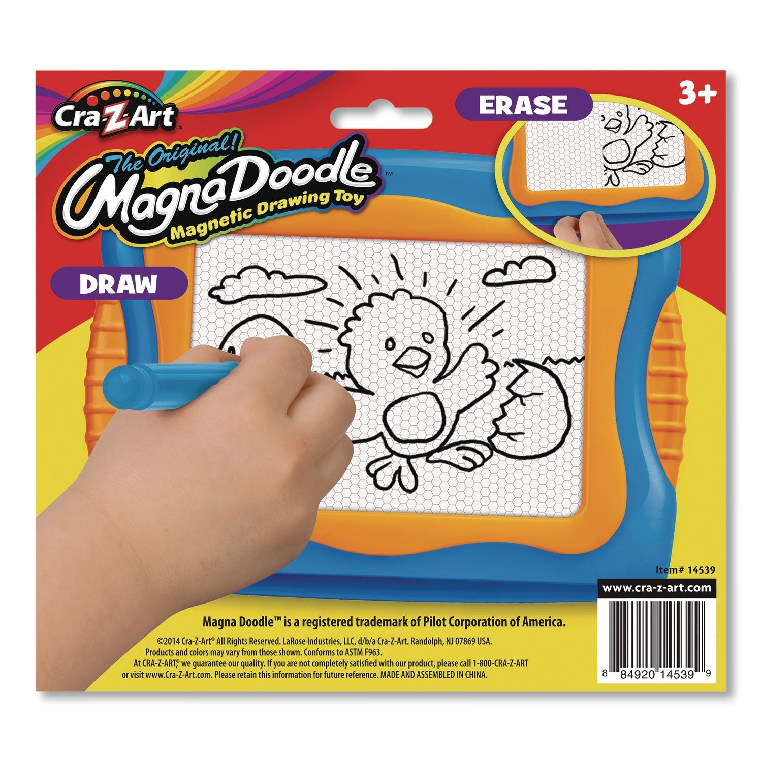 Mini Magna Doodle Magnetic Drawing Toy, Ages 3 And Up