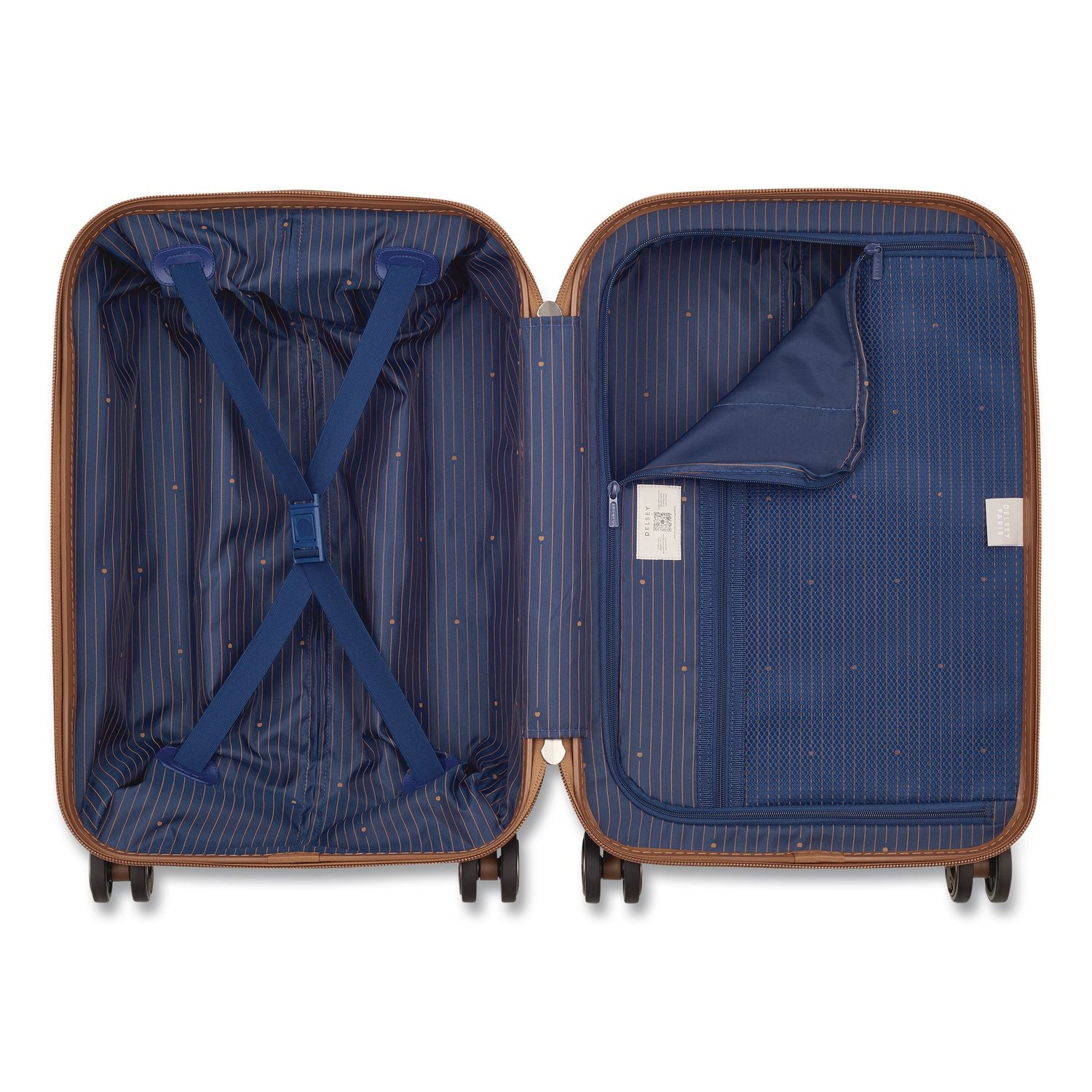 Flanerie 20" Hardside Carry-On Suitcase, 13.75 X 9.25 X 21.25, Navy