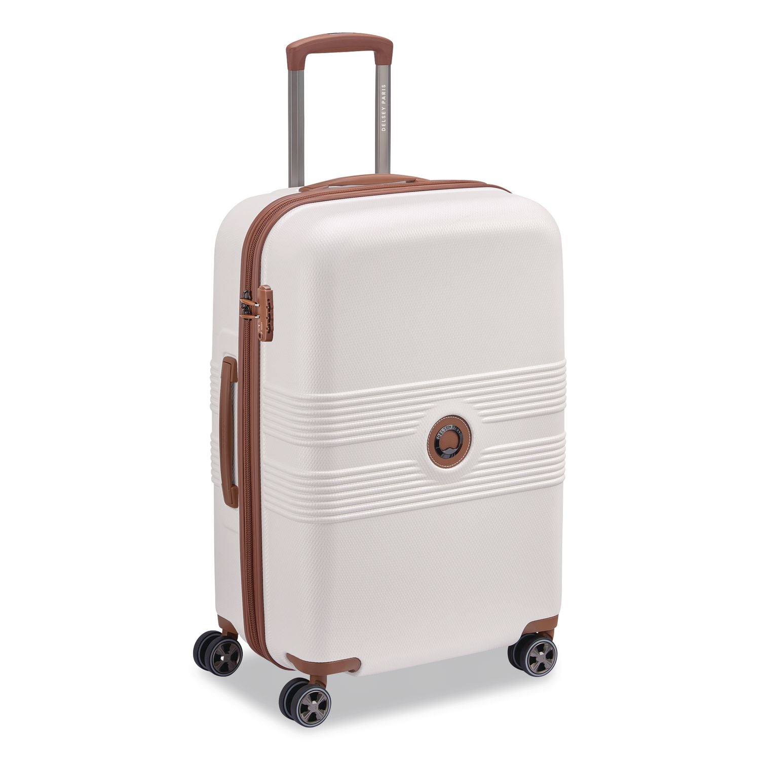 Flanerie 20" Hardside Carry-On Suitcase, 13.75 X 9.25 X 21.25, Champagne